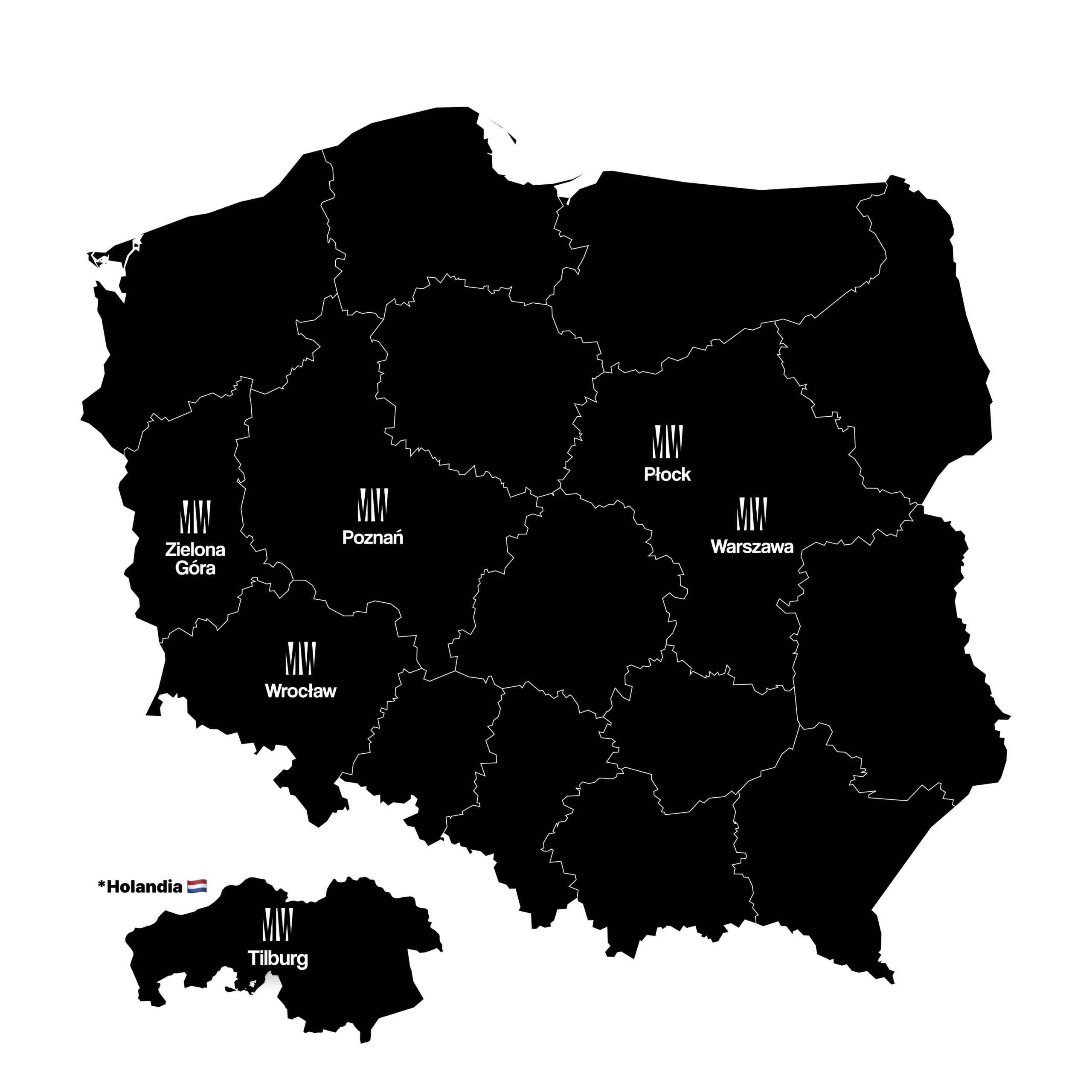 Mapa Franczyz Men's World