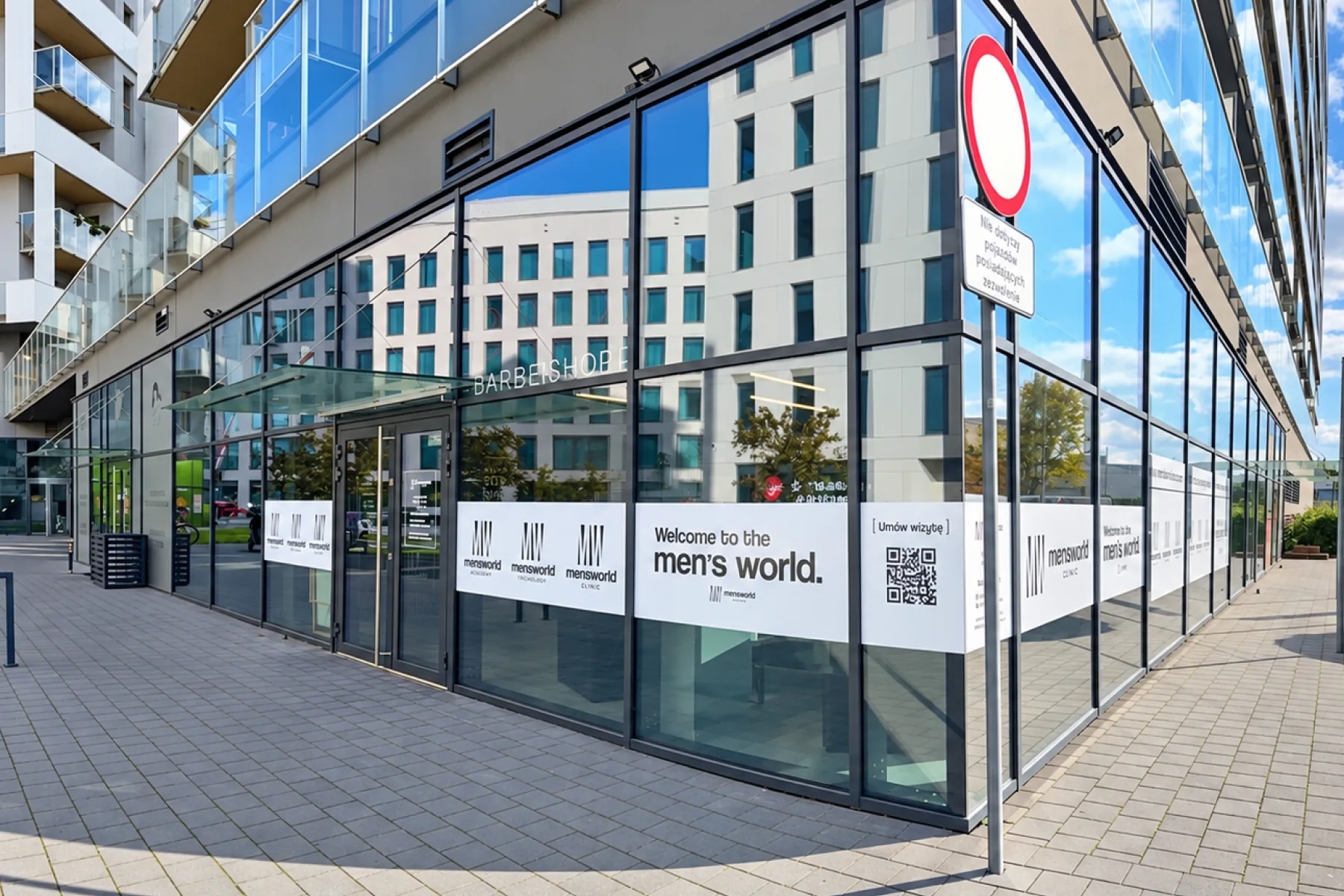 BRUX Barbershop i Men's World Clinic przy ul. Krakowskiej 39c we Wrocławiu
